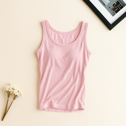 Built-In-Bra Tank Top