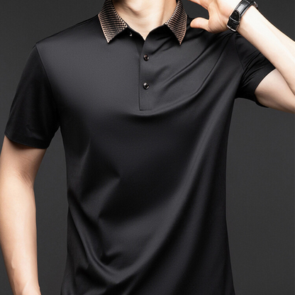 ❄️Men's Casual Business Short Sleeve Lapel T-Shirt