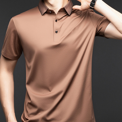 ❄️Men's Casual Business Short Sleeve Lapel T-Shirt
