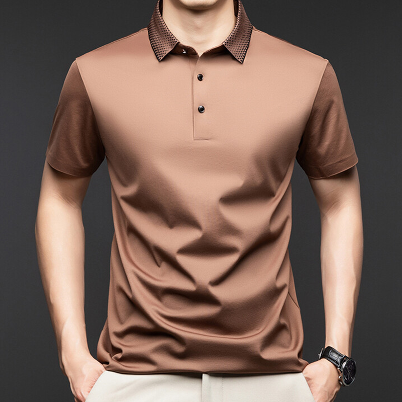❄️Men's Casual Business Short Sleeve Lapel T-Shirt