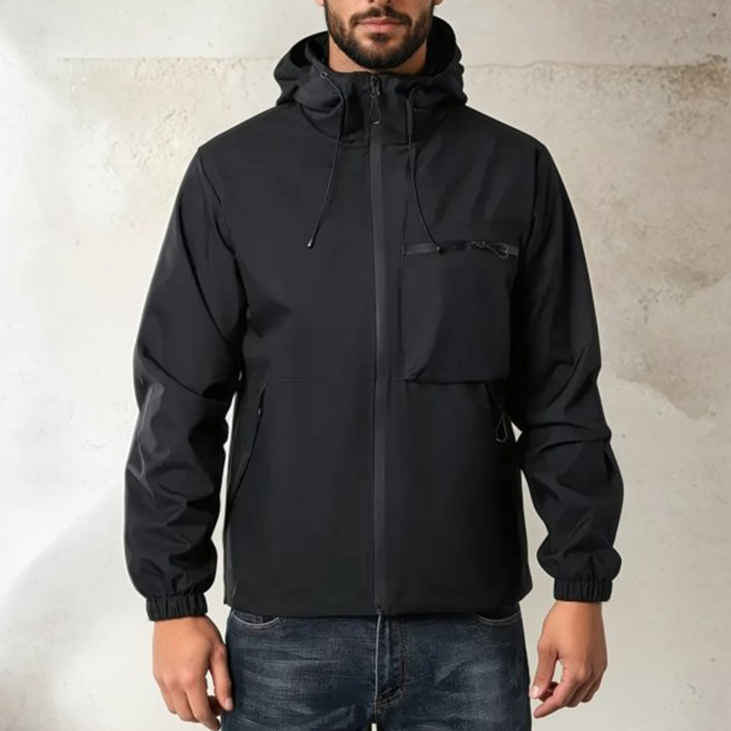 Men's Outdoor Sports Solid Color Jacket