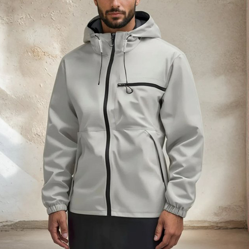 Men's Outdoor Sports Solid Color Jacket